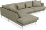 Harper - 3-sits soffa med divan vänster - Beige