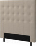 Delux Trensad - Sänggavel, 90-210 cm - Beige