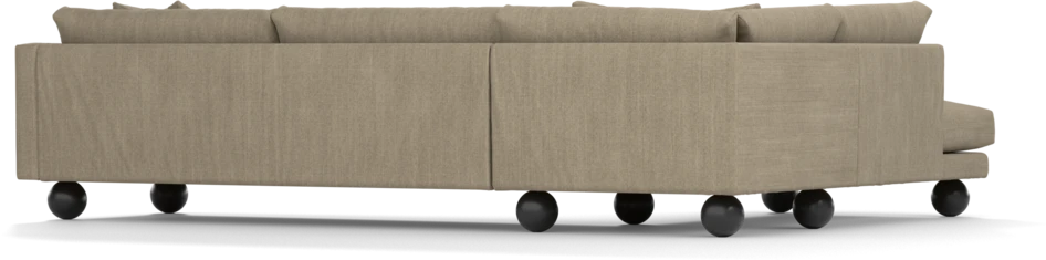 Harper - 3-sits soffa med divan vänster - Beige