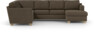 Friday - Hörnsoffa, 2+3-sits med schäslong höger - Brun