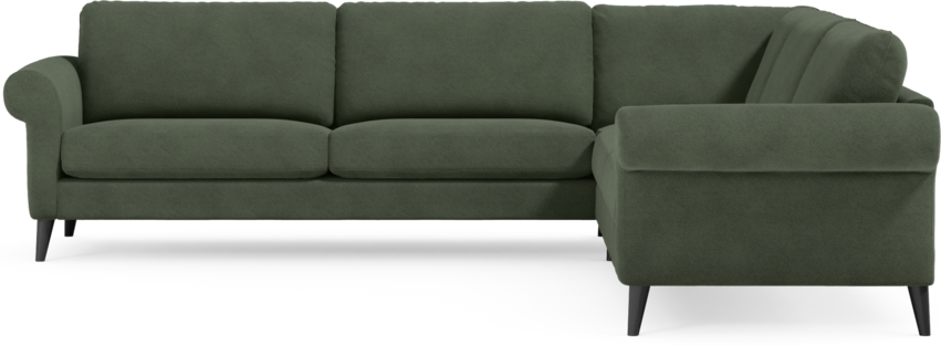 Bridge - Hörnsoffa, 3+3-sits - Grön