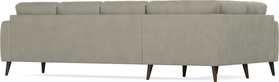 Eden - Hörnsoffa, 1+3-sits - Brun