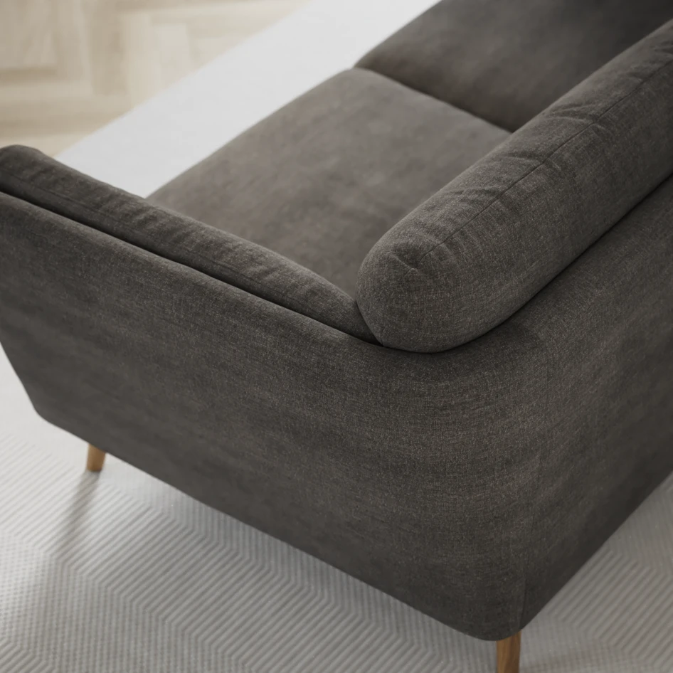 Madison Lux - 2-sits soffa med divan höger - Grå