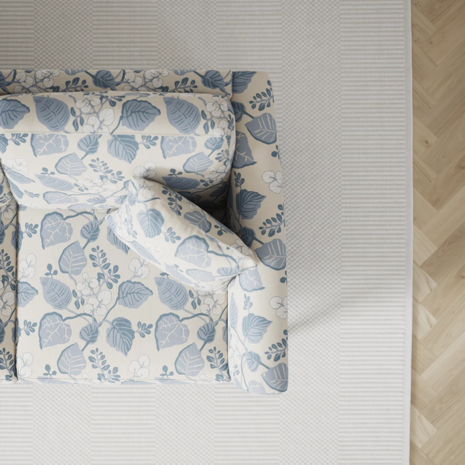 Eden - 3-sits soffa svängd - Flerfärgad