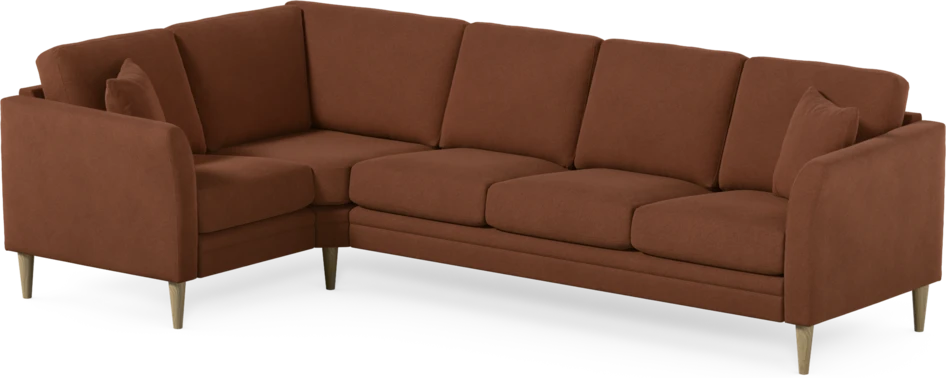Eden - Hörnsoffa, 1+3-sits - Orange