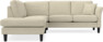 Eden - 2-sits soffa med divan - Beige