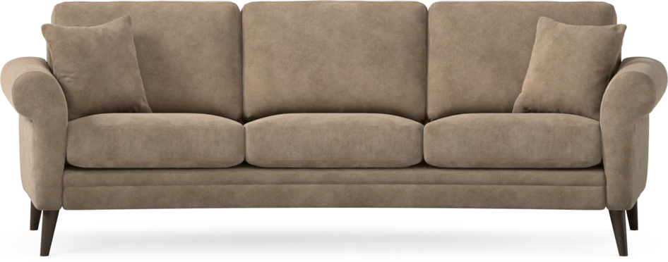 Eden - 3-sits soffa svängd - Beige