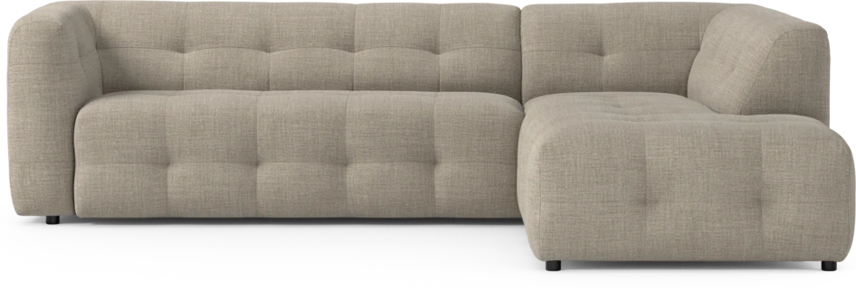 Bella - 3-sits soffa med divan höger - Beige