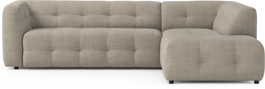 Bella - 3-sits soffa med divan höger - Beige