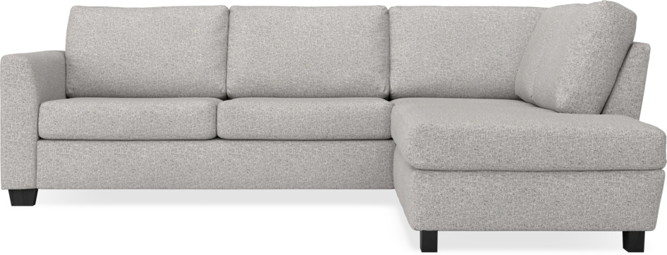 Friday - 2,5-sits soffa med divan höger - Vit
