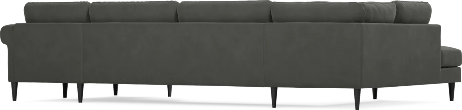 Bridge - 3-sits soffa med divan vänster och schäslong höger - Grå