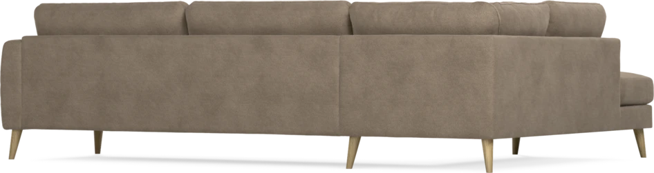 Bridge - 4-sits soffa med divan vänster - Brun