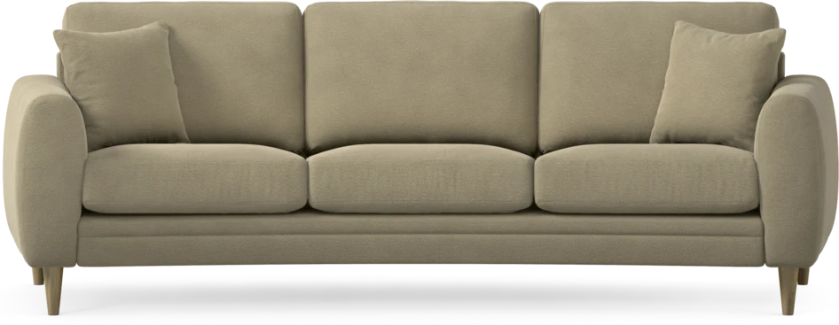 Eden - 3-sits soffa svängd - Beige