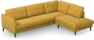 Bridge - 3-sits soffa med divan höger - Gul