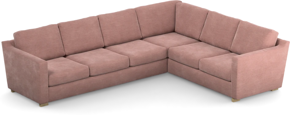 Friday - Hörnsoffa, 3+2-sits - Rosa