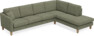 Eden - 3-sits soffa med divan - Grön