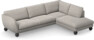 Madison Lux - 3-sits soffa med divan höger - Grå