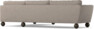 Madison Lux - 3-sits soffa med divan höger - Beige