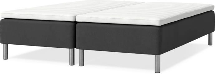 Roma Family, Ramsäng, dubbelsäng med bäddmadrass, B 160-180