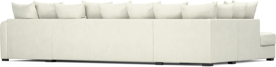 Town - 3-sits soffa med divan vänster och schäslong höger - Vit