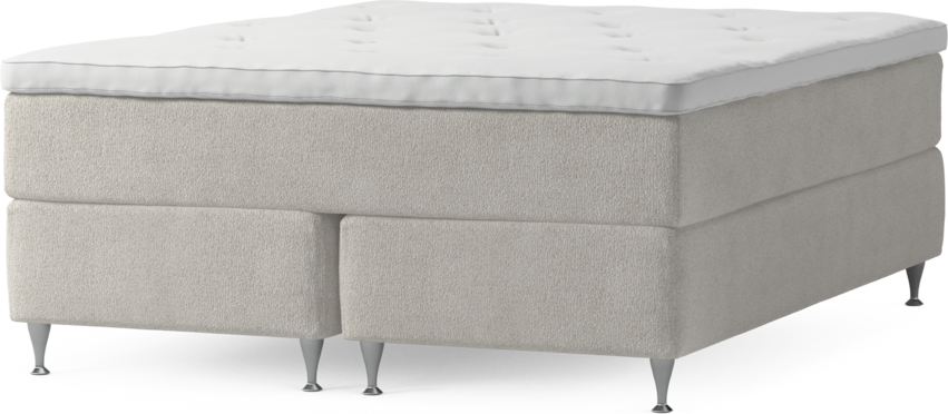 Delux Exclusive - Kontinentalsäng, dubbelsäng med bäddmadrass och sängben