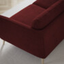 Madison Lux - 3-sits soffa - Röd