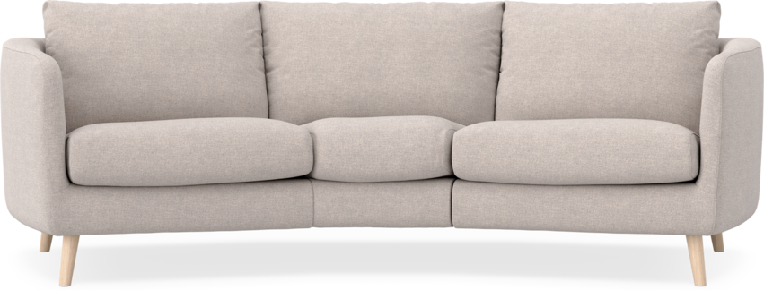 Madison - 3-sits soffa svängd, 70 cm - Beige