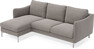 Madison Lux - 2-sits soffa med schäslong vänster - Beige