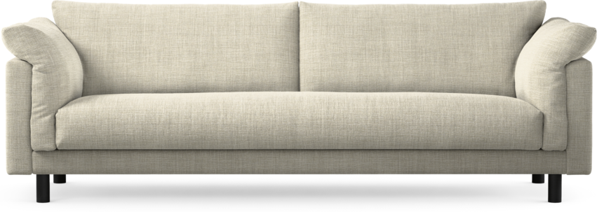 Cherrie - 4-sits soffa, hel dyna, fast klädsel - Beige