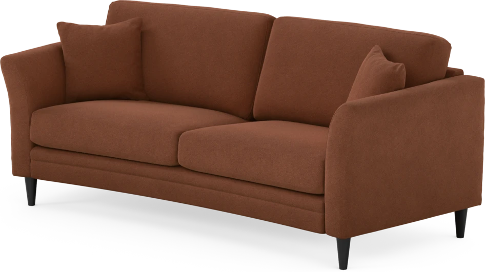 Eden - 2,5-sits soffa svängd - Orange