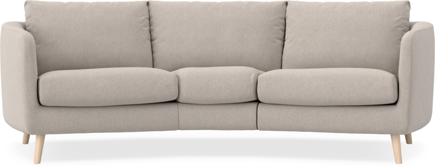 Madison - 3-sits soffa svängd, 70 cm - Beige