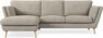 Madison Lux - 2-sits soffa med schäslong vänster - Vit
