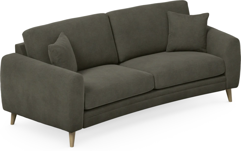 Eden - 2,5-sits soffa svängd - Grå