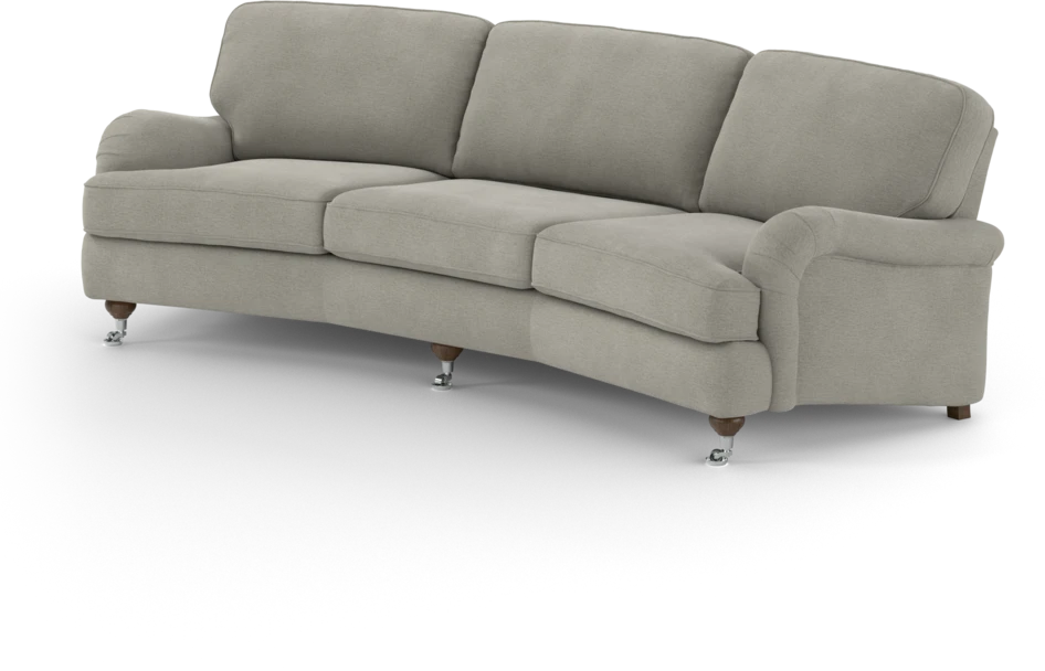 Oxford - 3-sits soffa svängd - Grå