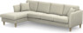 Eden - 3-sits soffa med schäslong - Beige
