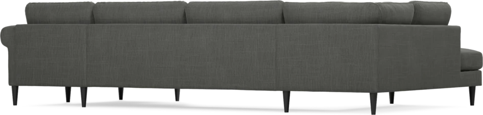 Bridge - 3-sits soffa med divan vänster och schäslong höger - Grå