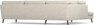 Madison - 3-sits soffa med divan vänster - Beige