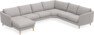 Madison - Hörnsoffa med schäslong vänster - Beige