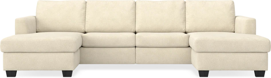 Friday - 2-sits soffa med två schäslonger - Beige