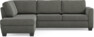 Friday - 2,5-sits soffa med divan vänster - Grå