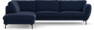 Madison - 3-sits soffa med divan vänster - Blå