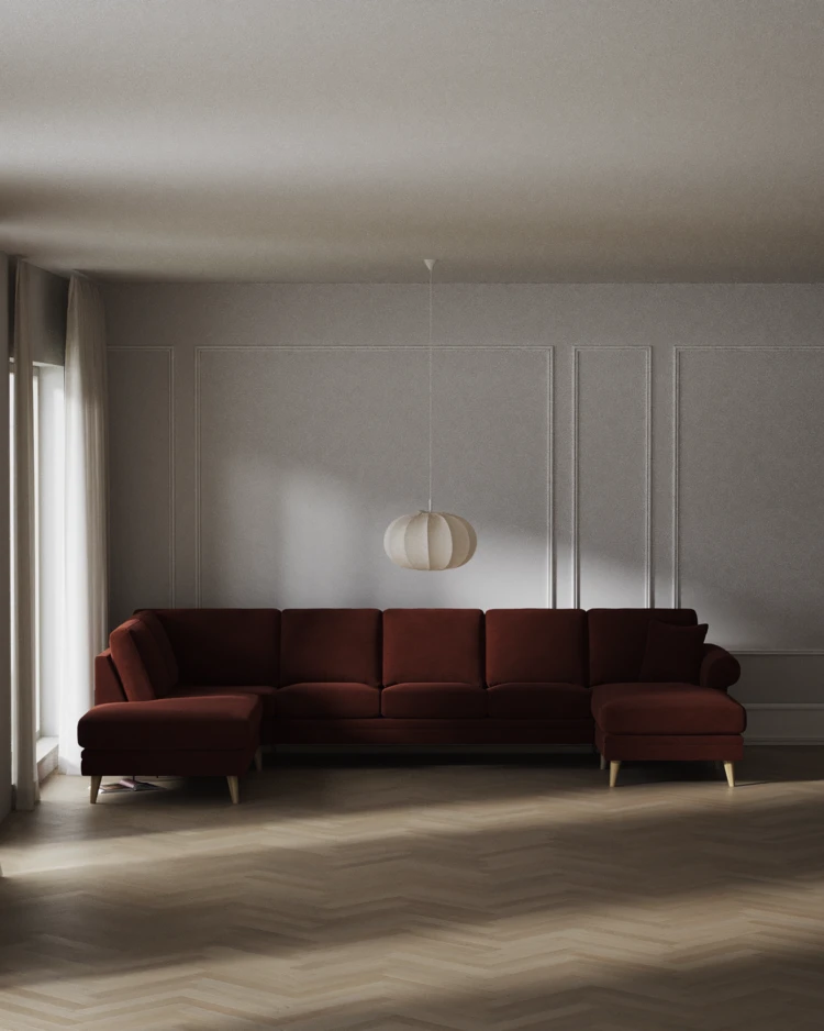 Eden - 3-sits soffa med divan vänster och schäslong höger - inspiration