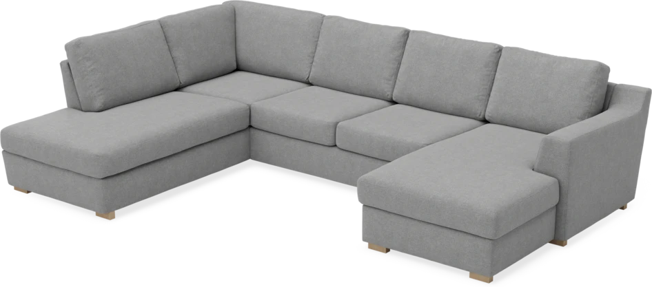 Friday - 3-sits soffa med divan vänster och schäslong höger - Grå