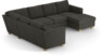 Friday - Hörnsoffa, 2+3-sits med schäslong höger - Grå