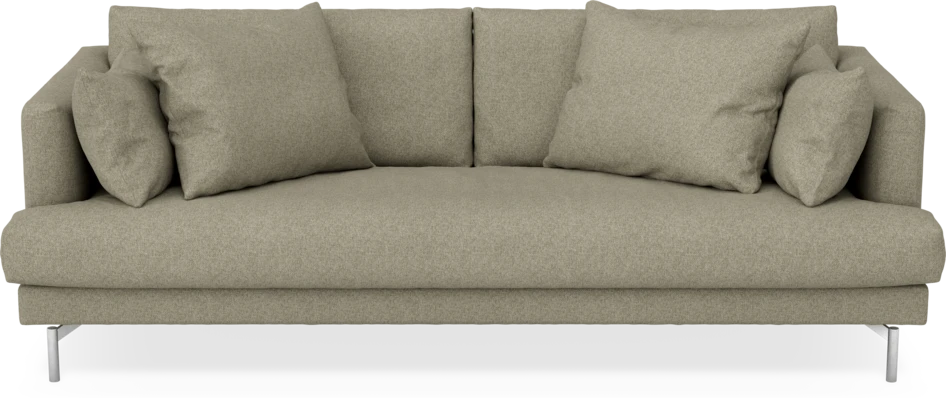 Harper - 3-sits soffa, hel dyna - Beige