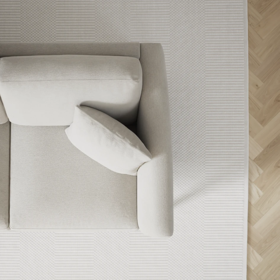 Eden - 3-sits soffa med divan vänster och schäslong höger - Grå