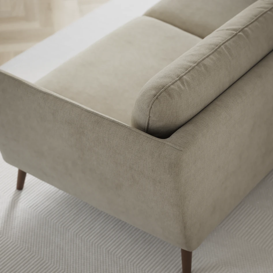 Madison Lux - Hörnsoffa med schäslong höger - Beige