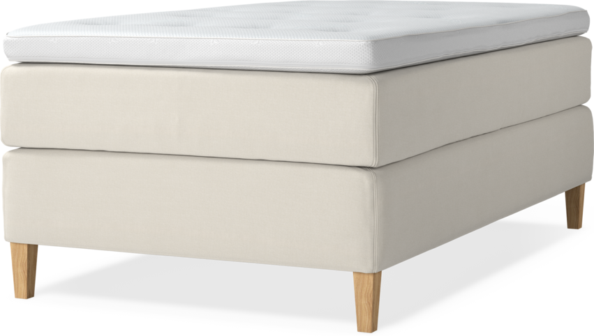 Delux Exclusive - Kontinentalsäng, enkelsäng 120 cm med bäddmadrass