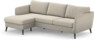 County - 3-sits soffa med flyttbar schäslong - Beige