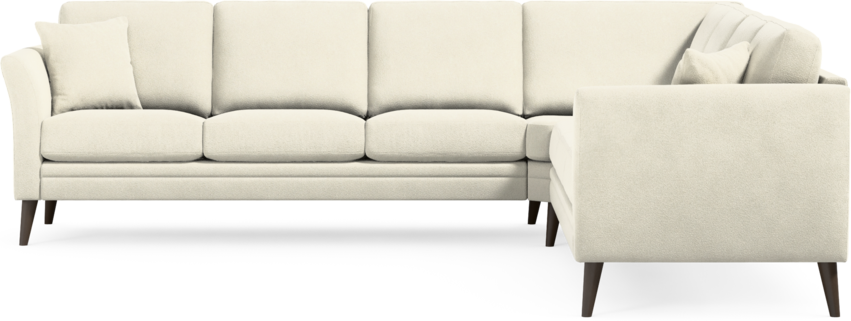 Eden - Hörnsoffa, 3+3-sits - Vit